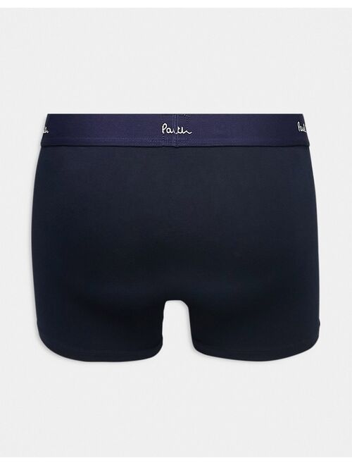 Paul Smith 3 pack trunks in navy and blue
