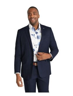 Men's Big & Tall Diego Textured Stretch Suit Jacket