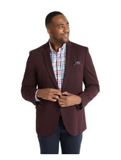 Men's Big & Tall Milton Textured Stretch Blazer Suit