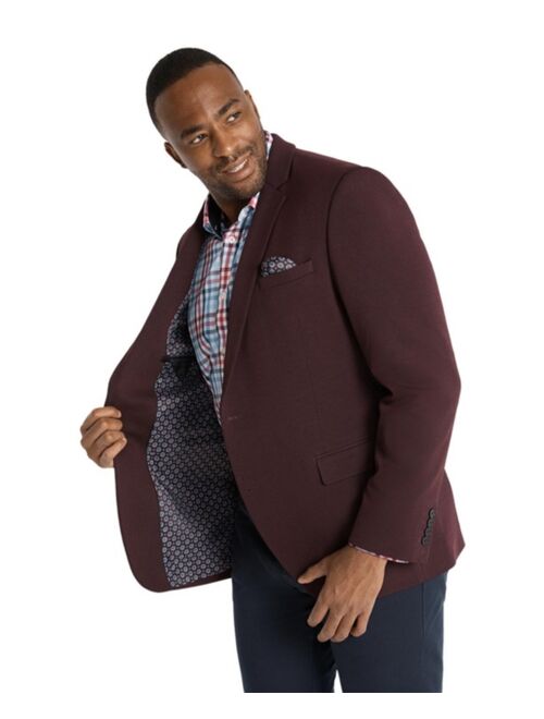 JOHNNY BIGG Men's Big & Tall Milton Textured Stretch Blazer Suit