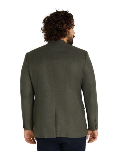 JOHNNY BIGG Men's Big & Tall Harrison Textured Stretch Blazer Suit
