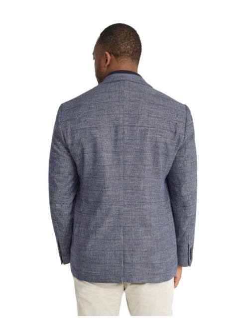 JOHNNY BIGG Men's Big & Tall Elio Check Stretch Blazer Suit