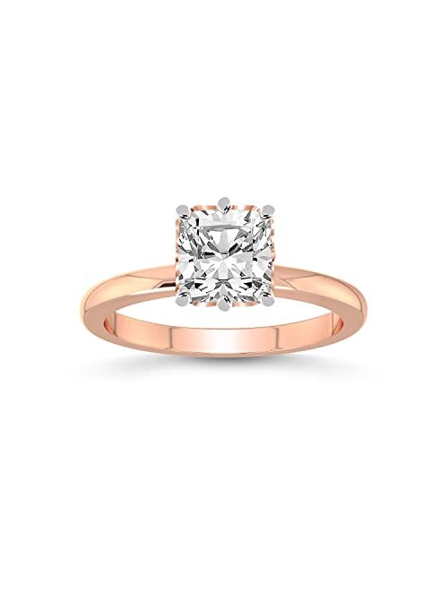 FRIENDLY DIAMONDS 1 carat - 5 carat | IGI Certified Lab Grown Diamond Engagement Ring | 14K Or 18K in White, Yellow Or Rose Gold | Malissa Solitaire Lab Diamond Ring | FG