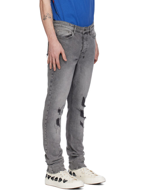 KSUBI Gray Chitch Prodigy Trashed Jeans