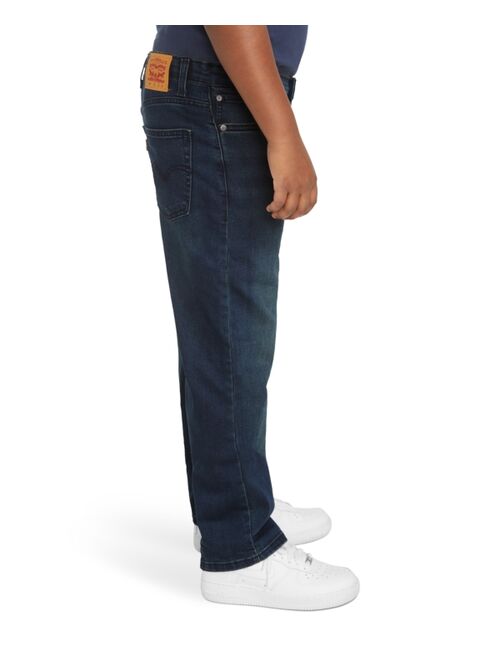 LEVI'S Big Boys Husky 514 Straight Stretch Performance Jeans