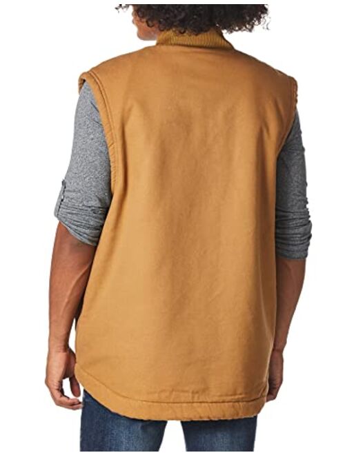 Dickies Men's Relaxed Fit Sherpa Lined Duck Vest