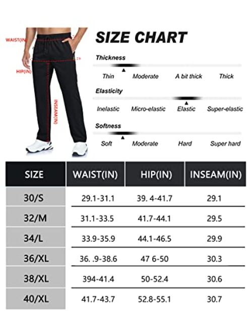 Gaxides Men's Lightweight Hiking Pants Breathable Quick Dry Fit Waterproof Camping Fishing Running Athletic Active Jogger Pant