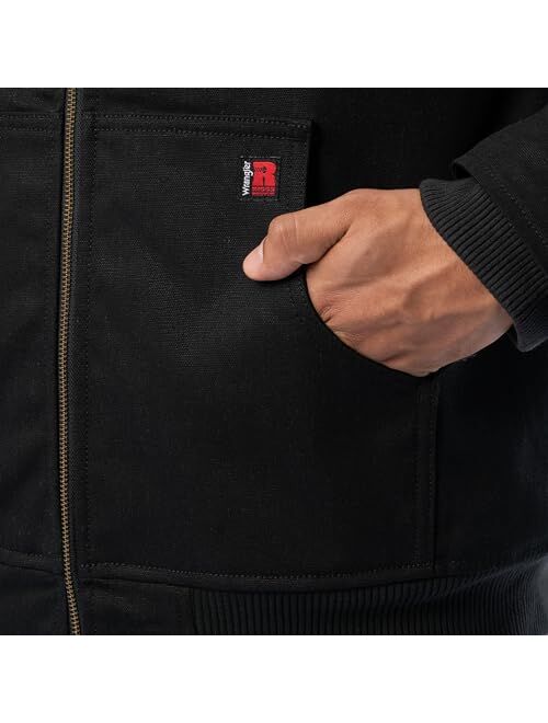 Wrangler Riggs Workwear Men's Duck Sherpa Lined Full Zip Jacket