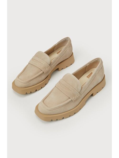 Dolce Vita Elias Dune Suede Leather Loafers