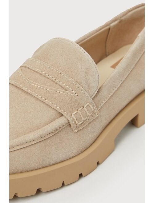 Dolce Vita Elias Dune Suede Leather Loafers