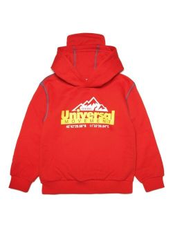 Kids logo-print long-sleeve hoodie