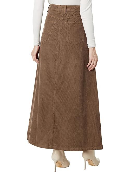 Free People Come As You Are Cord Skirt
