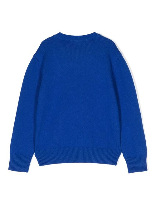 Diesel Kids logo-embroidered sweatshirt