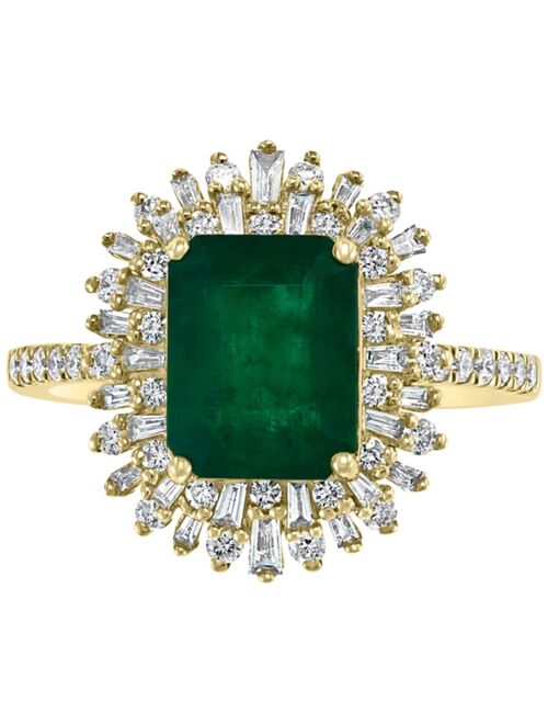 EFFY COLLECTION EFFY Emerald (2-1/5 ct. t.w.) & Diamond (1/2 ct. t.w.) Ring in 14k Gold