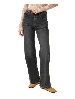 Women's Tinsley Cotton Baggy High-Rise Jeans