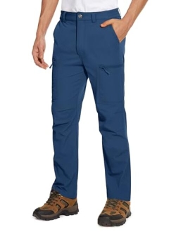 Men's Hiking Pants 6 Pockets,Water Resistant Ripstop Outdoor Pants,Lightweight Quick Dry Fishing Work Pants