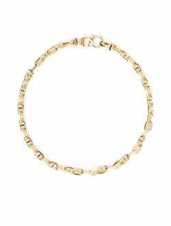 Cable gold-plated sterling-silver bracelet
