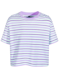 Big Girls Joy Striped T-Shirt, Created for Macy's