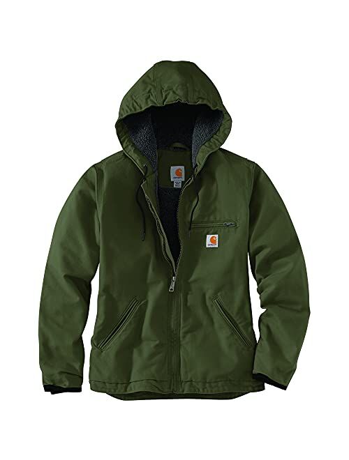 Carhartt Women's Loose Fit Washed Duck Sherpa Lined Jacket