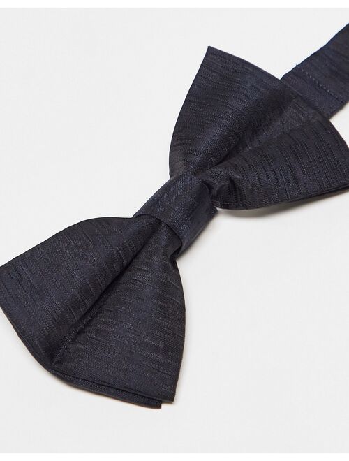 French Connection Bow Tie In Navy