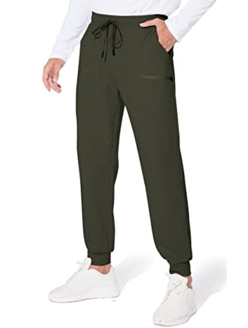 M MAROAUT Men's Joggers Pants - Lightweight Sweatpants with Zipper Pockets, Gym Workout Pants for Athletic Running Casual
