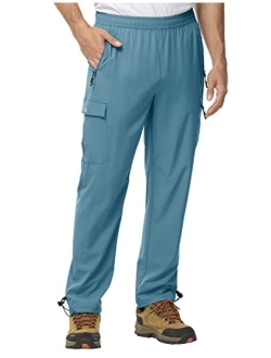 TBMPOY Men's Hiking Pants Quick Dry Lightweight Stretch Wind Outdoor Causal Cargo Work Pants with 5 Pockets
