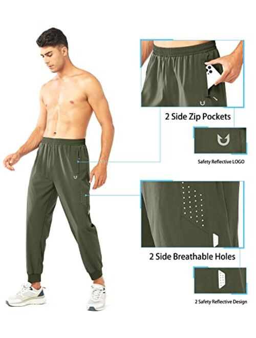 NORTHYARD Men's Athletic Running Pants Lightweight Workout Joggers Quick Dry Gym Sweatpants Active Sports Track Training