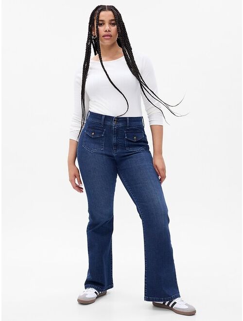 Gap High Rise '70s Flare Jeans