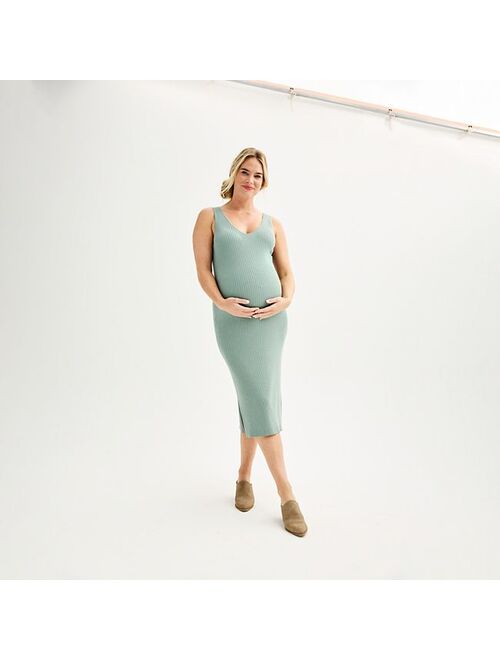 Maternity Sonoma Goods For Life Sleeveless V-Neck Sweater Dress