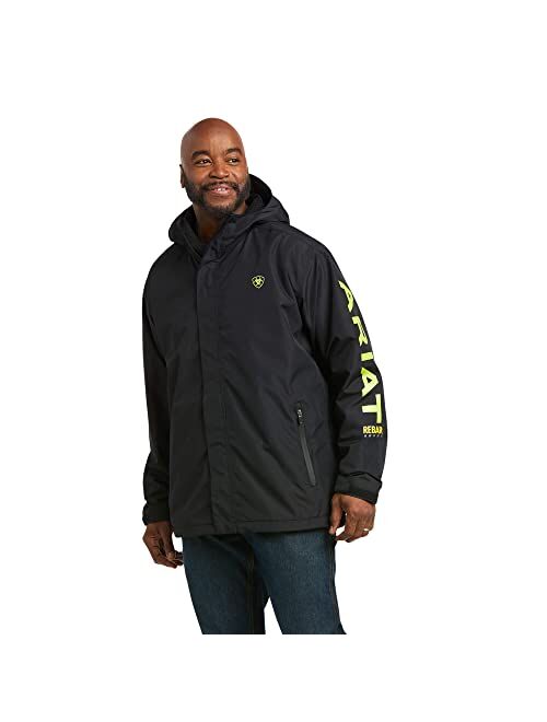 ARIAT Men's Rebar Stormshell Logo Waterproof Jacket