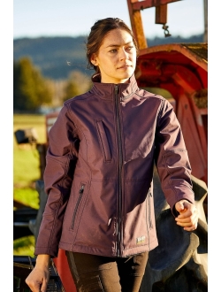 Women's Rebar Stretch Canvas Softshell Jacket Coat