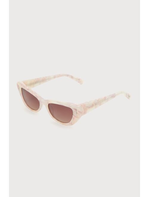 I-SEA Astrid Pink Tortoise Cat Eye Sunglasses