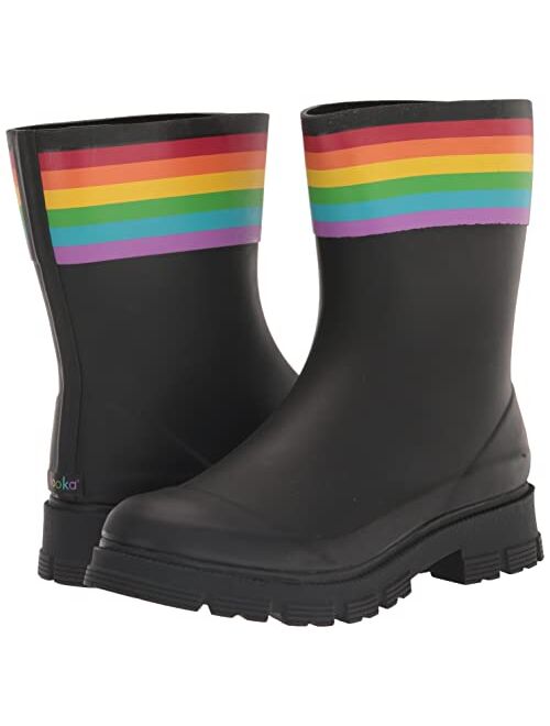 Chooka Women's Storm Pride Waterproof Mid Height Rain Boot