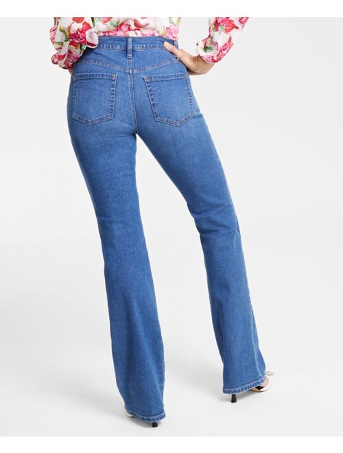 INC International Concepts Women's Mid-Rise Bootcut Denim Jeans, Created for Macy's
