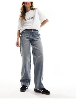 x009 mid rise dad jeans in light wash
