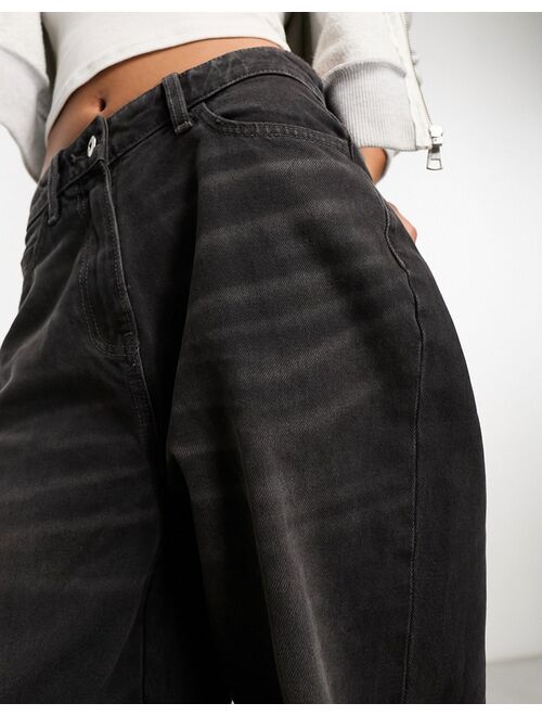 COLLUSION x014 mid rise antifit jeans in black