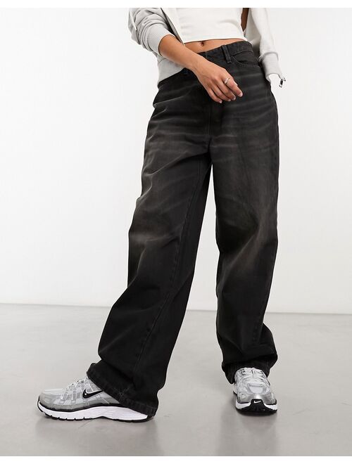 COLLUSION x014 mid rise antifit jeans in black