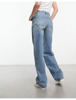 x016 mid rise carpenter jeans in midwash