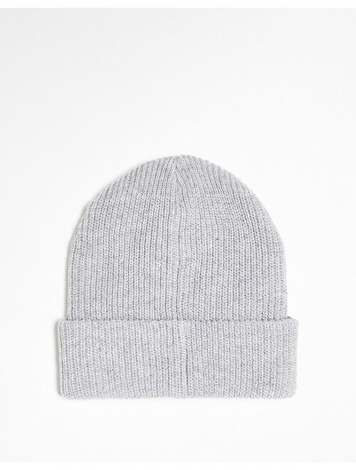 COLLUSION Unisex beanie in gray heather