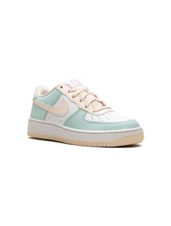 Kids Air Force 1 Low "Emerald Rise/Guava Ice/White/Pink Spell" sneakers