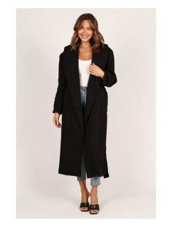 PETAL AND PUP Emersyn Tie Front Coat