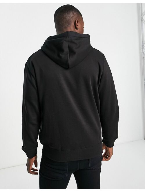 French Connection full zip hoodie in black