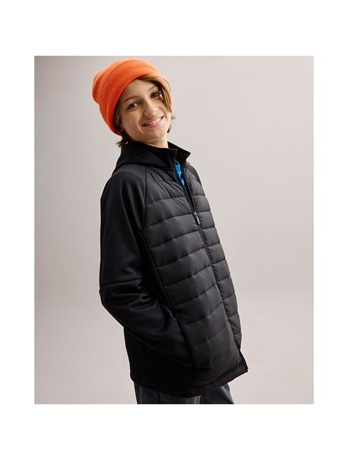 Boys 8-20 Tek Gear Mixed Media Full-Zip Jacket in Regular & Husky