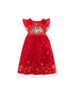 Licensed Character Disney Princess Toddler Girl Holiday Fantasy Nightgown