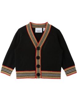 Baby Black Embroidered Cardigan