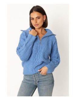 PETAL AND PUP Women's Ebony Knit Sweater