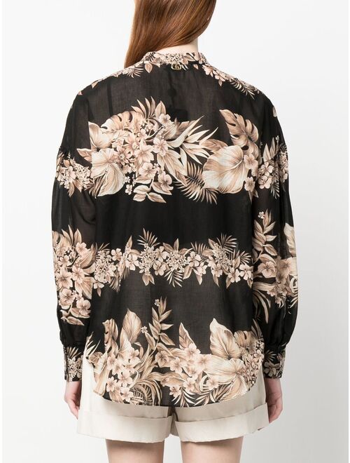 TWINSET floral print shirt