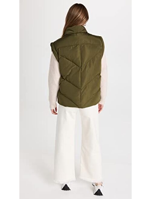 [BLANKNYC] Womens Luxury Clothing Nylon Quilted Vest