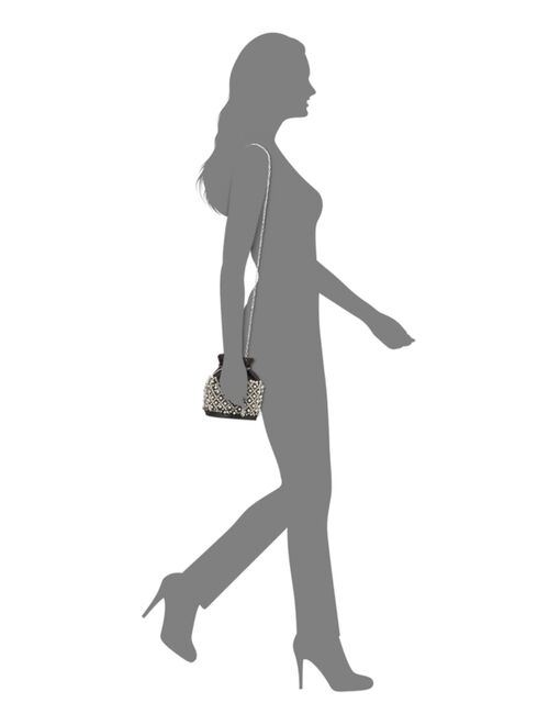 INC International Concepts I.N.C. INTERNATIONAL CONCEPTS Drawstring Imitation Pearl Bucket Bag, Created for Macy's