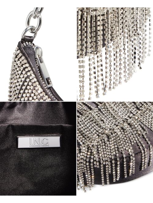 INC International Concepts I.N.C. INTERNATIONAL CONCEPTS Crystal Fringe Hobo Bag, Created for Macy's